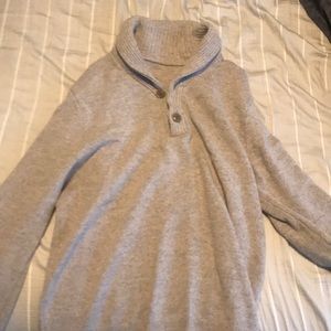 J crew lambs wool shawl collar sweater